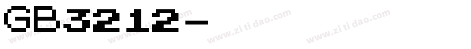 GB3212字体转换