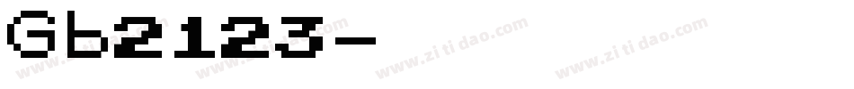Gb2123字体转换