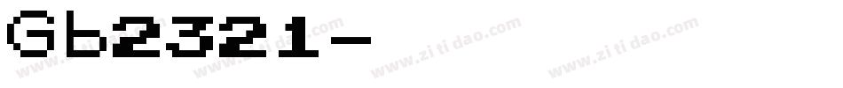 Gb2321字体转换