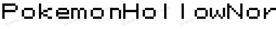 PokemonHollowNormal-pyPZ字体转换