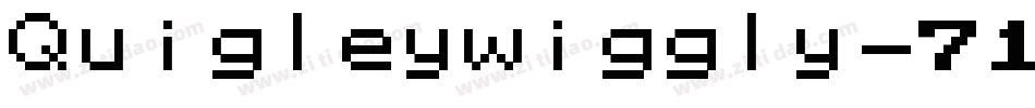Quigleywiggly-71gB字体转换