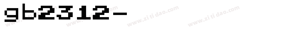 gb2312字体转换