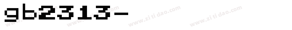 gb2313字体转换