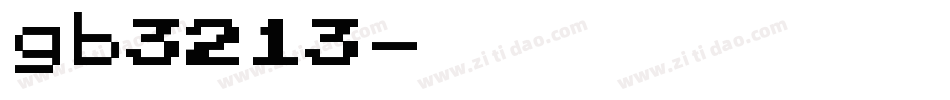 gb3213字体转换