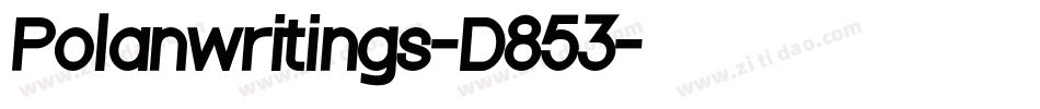 Polanwritings-D853字体转换