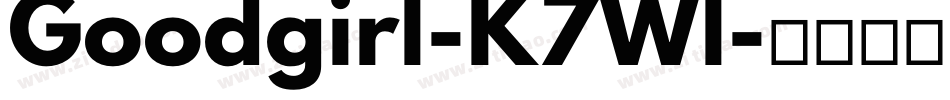 Goodgirl-K7Wl字体转换
