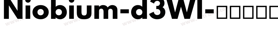 Niobium-d3Wl字体转换