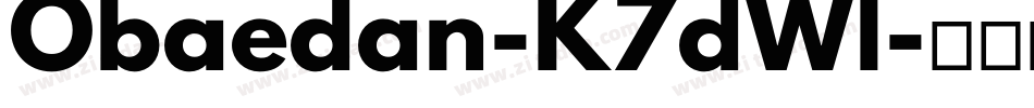Obaedan-K7dWl字体转换