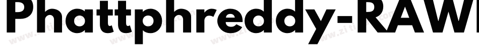 Phattphreddy-RAWl字体转换