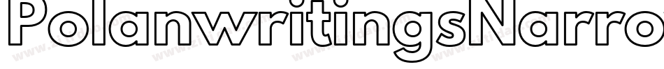 PolanwritingsNarrow-qDnq字体转换