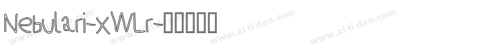 Nebulari-xWLr字体转换