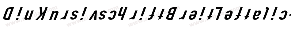 DinKursivschriftBreitLeftalic-Jvpn字体转换