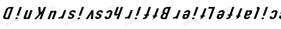 DinKursivschriftBreitLeftalicGhost-GM3Z字体转换