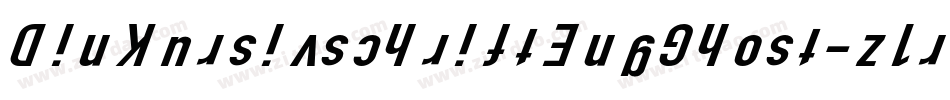 DinKursivschriftEngGhost-z1rl字体转换