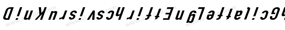 DinKursivschriftEngLeftalicGhost-62Rv字体转换