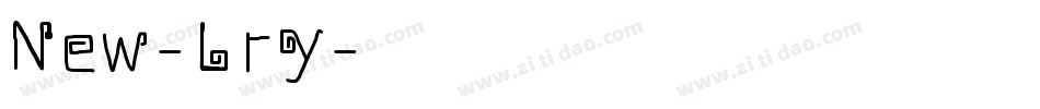 New-Lry字体转换