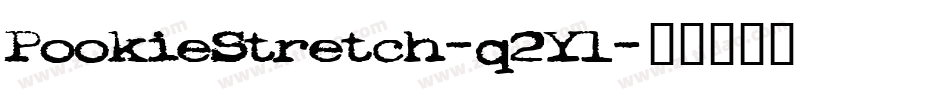 PookieStretch-q2Y1字体转换
