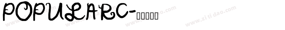 POPULARC字体转换