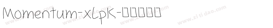 Momentum-xLpK字体转换