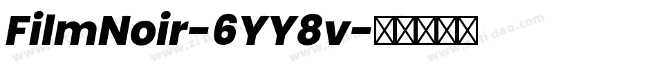 FilmNoir-6YY8v字体转换