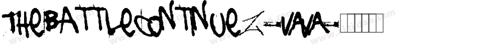 TheBattleContinuez-vAVA字体转换