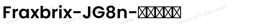Fraxbrix-JG8n字体转换