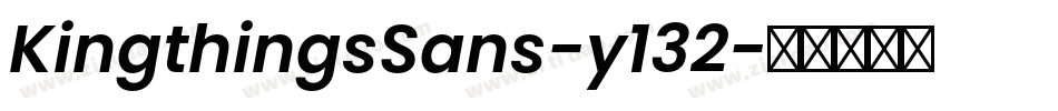 KingthingsSans-y132字体转换