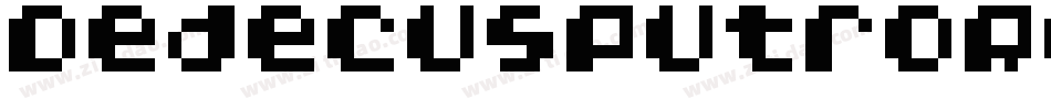 DedecusPutroRegular-g9J1字体转换
