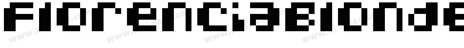 FlorenciaBlonde-8P5n字体转换