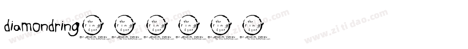 DiamondRing字体转换