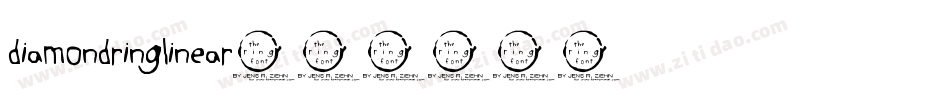 DiamondRingLinear字体转换