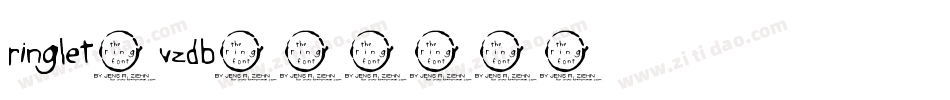 Ringlet-VzDB字体转换