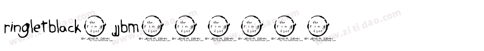 RingletBlack-JJBM字体转换