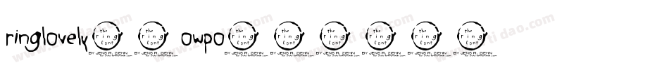 Ringlovely-2OWpo字体转换