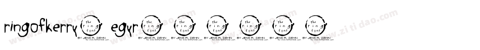 Ringofkerry-Egyr字体转换