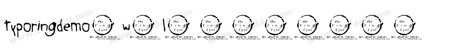 TypoRingDemo-w1l58字体转换