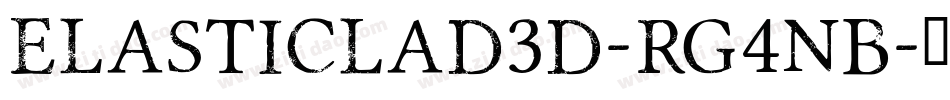 ElasticLad3D-rg4nB字体转换