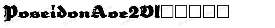 PoseidonAoe-2Vl字体转换