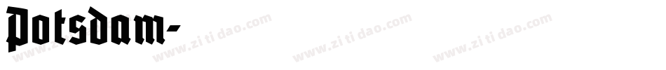 Potsdam字体转换