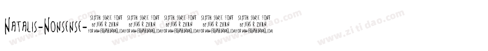 Natalis-Nonsense字体转换