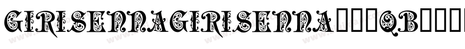 GirisennaGirisenna-57qB字体转换