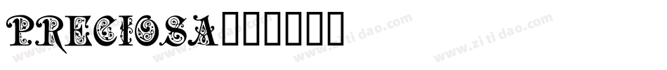 PRECIOSA字体转换
