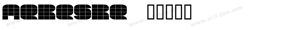 meresre字体转换