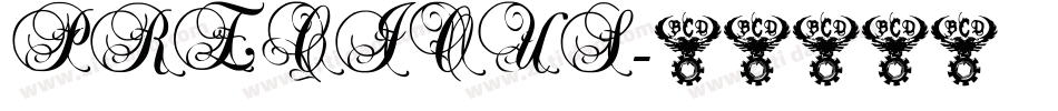 PRECIOUS字体转换