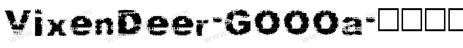 VixenDeer-GOOOa字体转换
