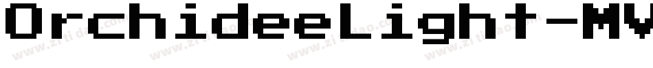 OrchideeLight-MVav字体转换