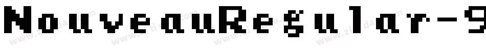 NouveauRegular-9BAy字体转换