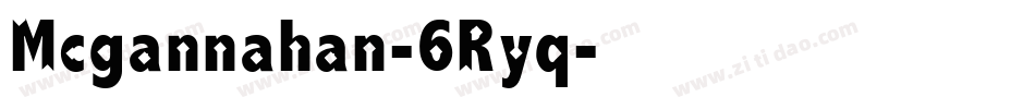 Mcgannahan-6Ryq字体转换