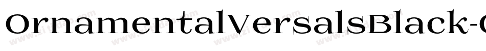 OrnamentalVersalsBlack-GZmD字体转换