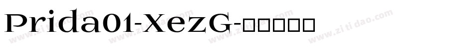 Prida01-XezG字体转换